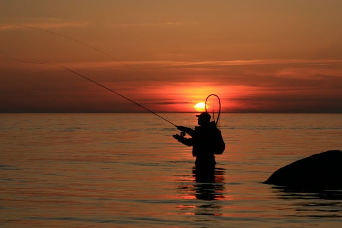 Uscita di pesca sportiva in zona Sele