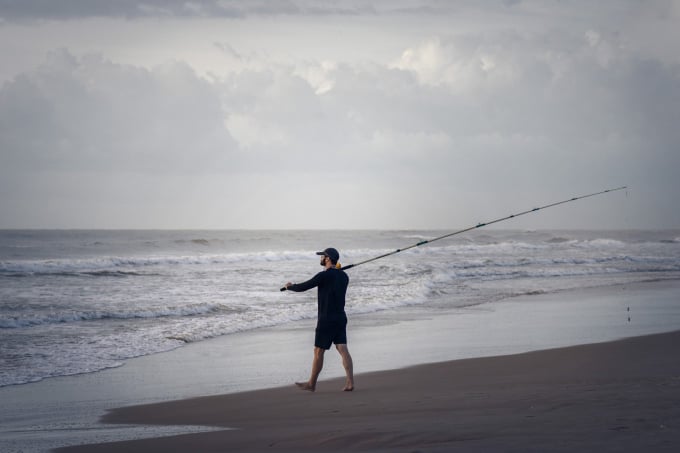 Pesca sportiva in foce